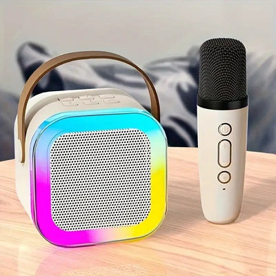 Mini wireless karaoke speaker with mic