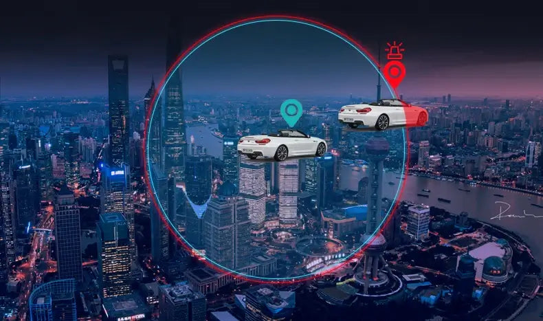 Real-time positioning with map playback.