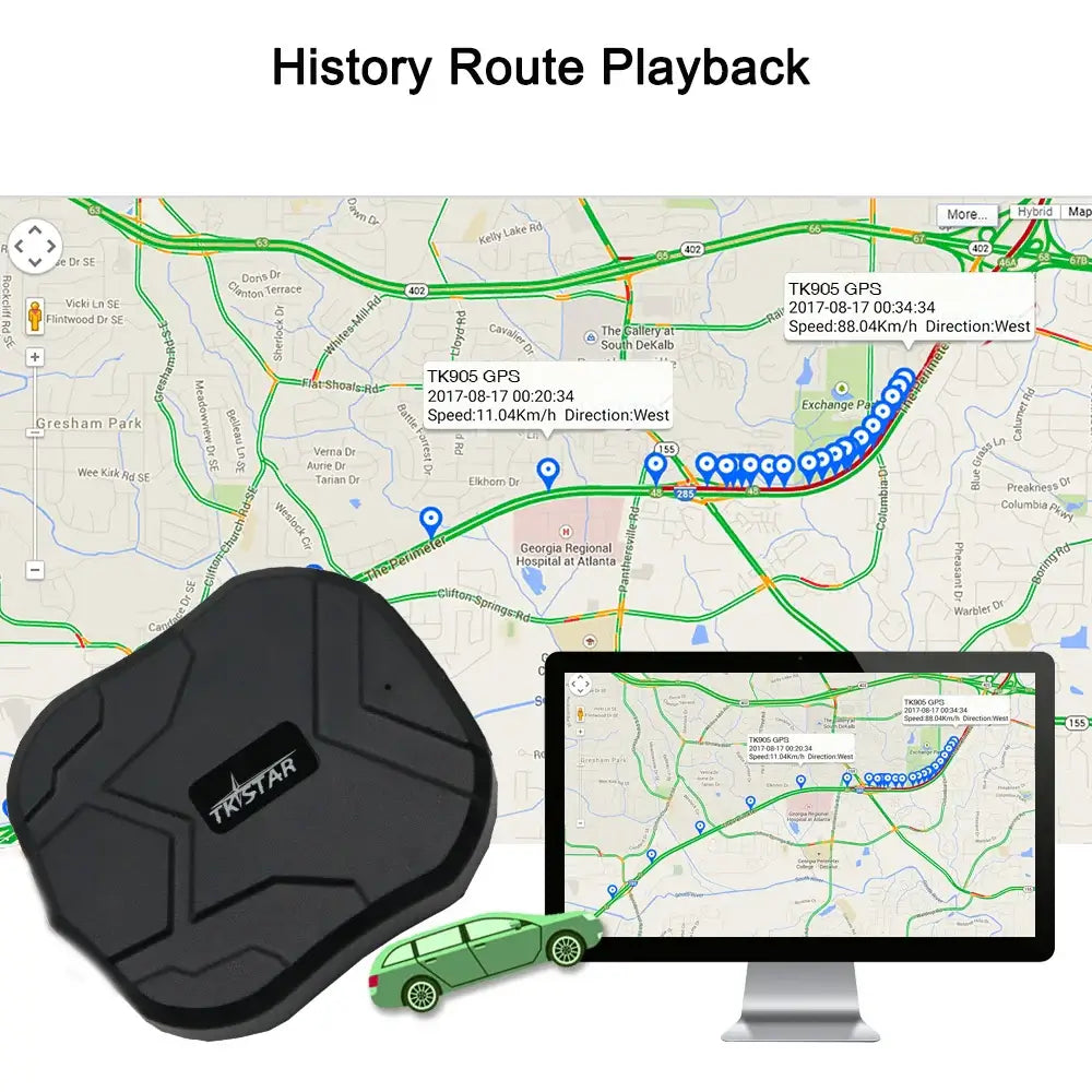 Anti-theft GPS locator with alerts
