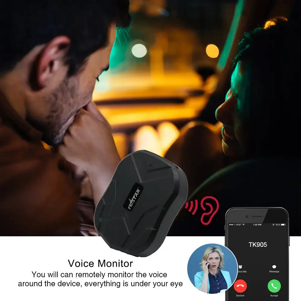 Real-time car GPS tracking via free app