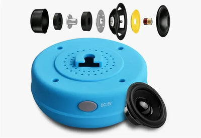 Bluetooth speaker with portable suction cup