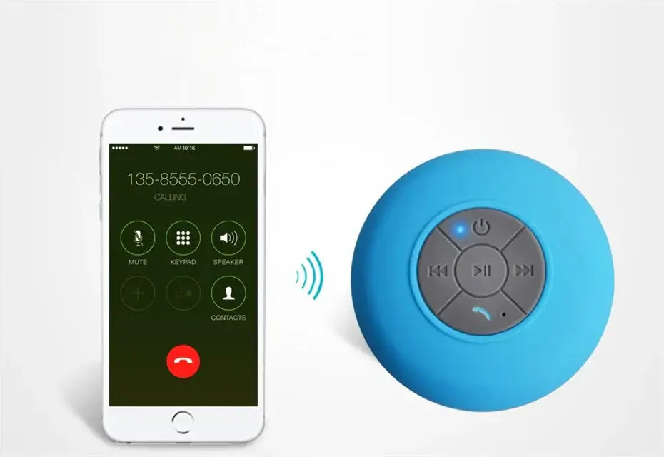 Outdoor sports speaker with waterproof body