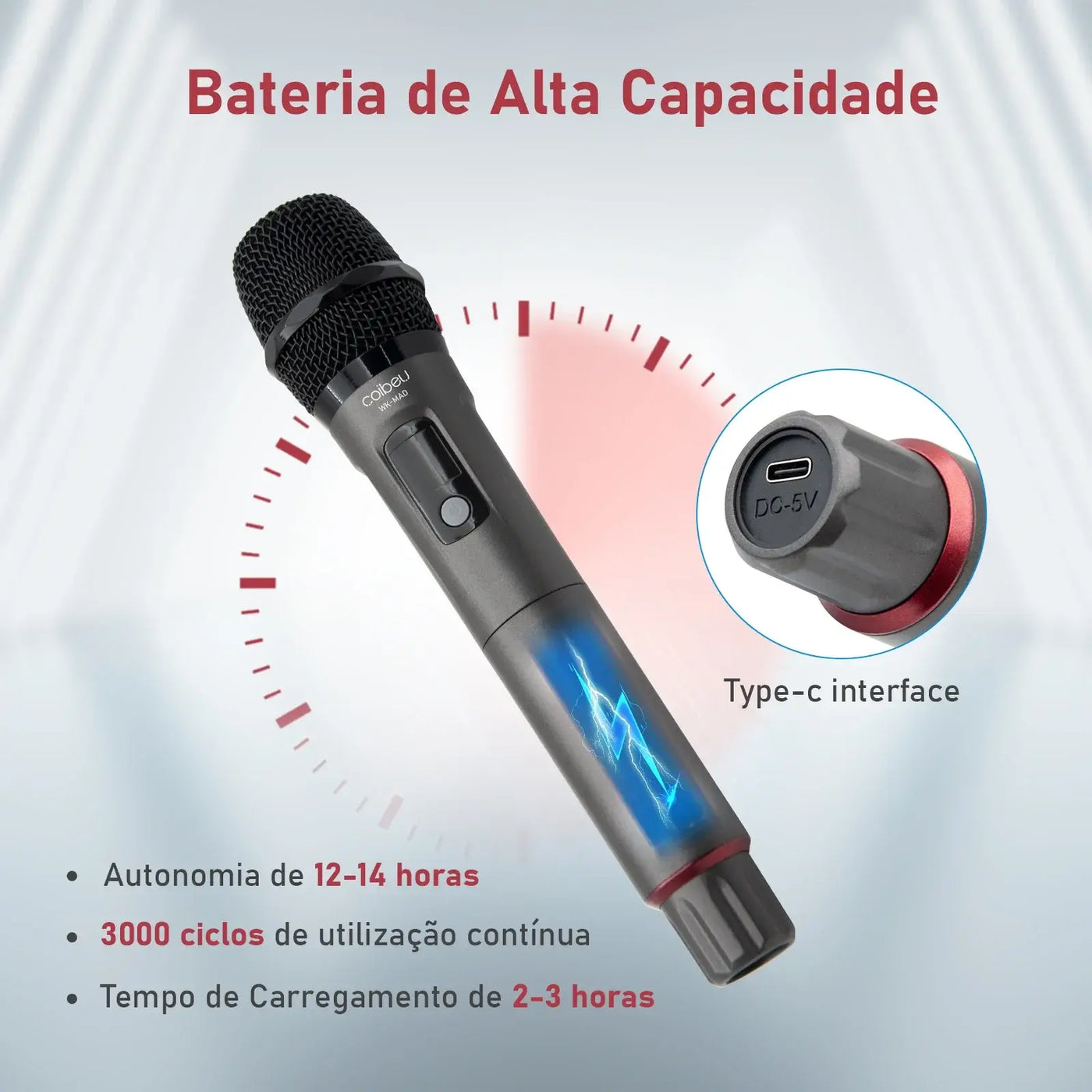 Compatible with Brazil’s 210–270V power supply.