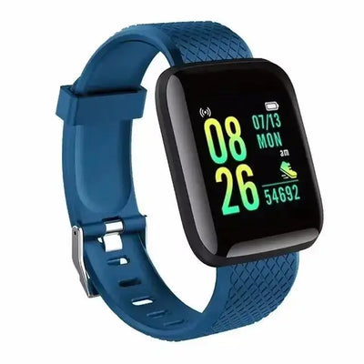 Track steps and calories with the 116 Smart Fitness Bracelet.