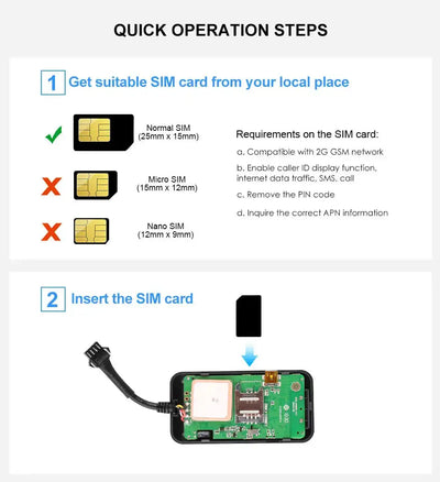 Ideal for fleet or personal car tracking