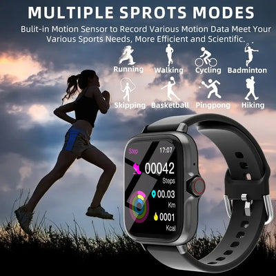 Waterproof design for daily use and workouts.