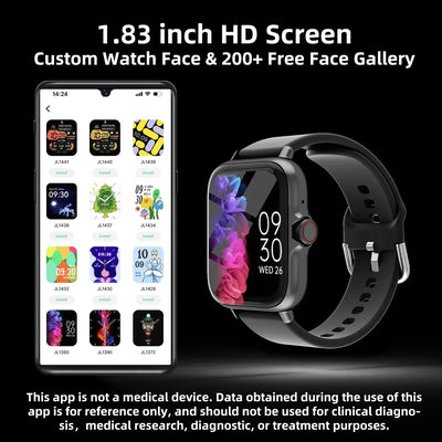 Waterproof design for daily use and workouts.