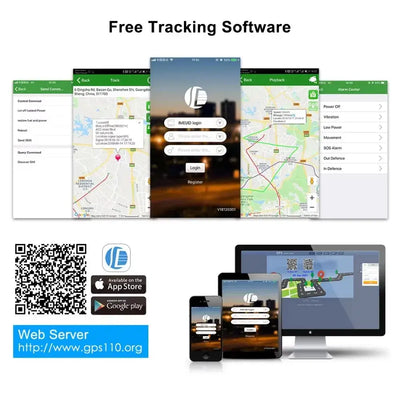 Real-time GPS tracking via mobile app