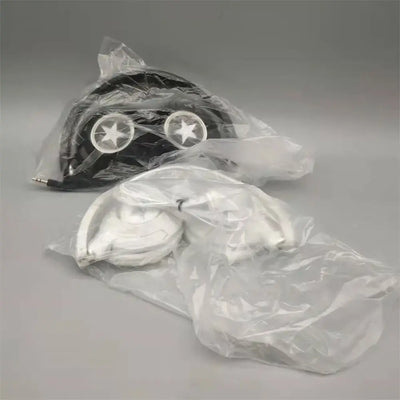 Adjustable headband fits all head sizes.