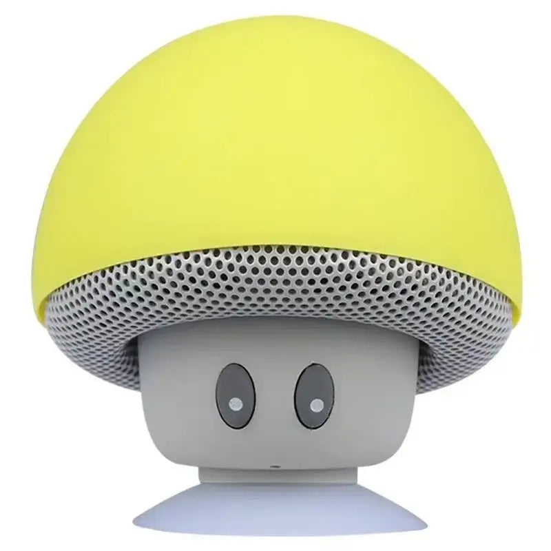 Wireless mushroom speaker with phone holder
