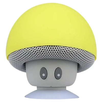 Wireless mushroom speaker with phone holder
