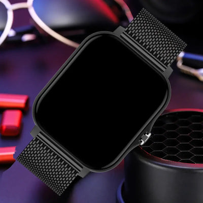 Waterproof design for daily use and workouts.