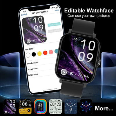 Waterproof design for daily use and workouts.