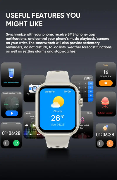 Real-time 24-hour heart rate monitoring.