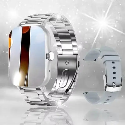 Waterproof design for daily use and workouts.