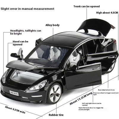 Alloy metal model car with realistic design.