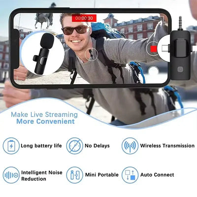 Perfect for vlogs, interviews, and content creation.