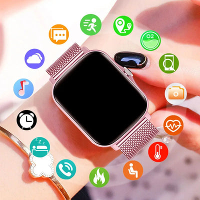 Waterproof design for daily use and workouts.