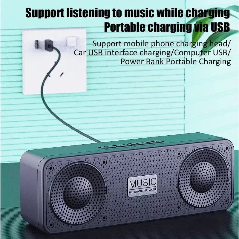 Connect wirelessly to phone, tablet, or computer.