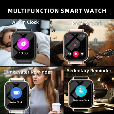Waterproof design for daily use and workouts.