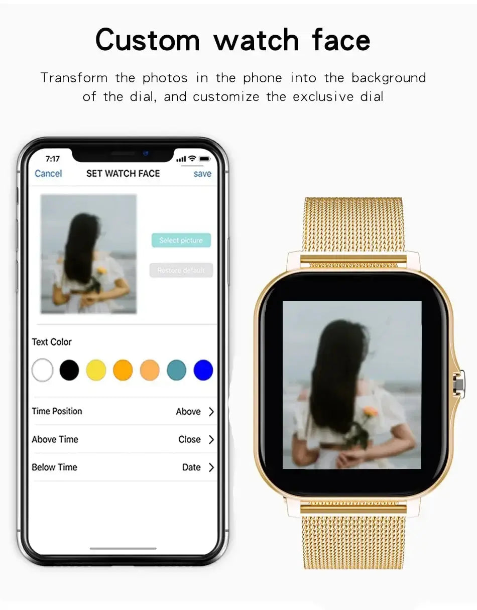 Bluetooth call support – talk right from your wrist.
