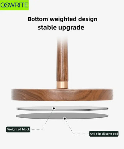 Solid wood build for long-lasting use.