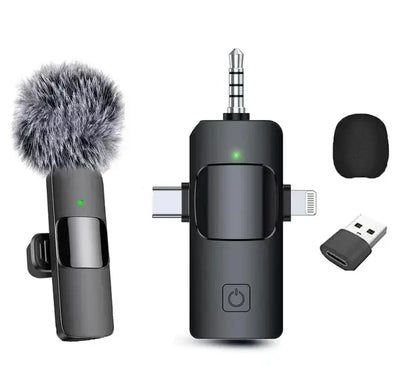 Clip-on design for hands-free recording.