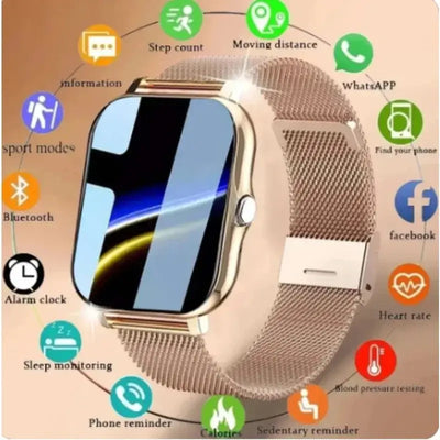 Bluetooth call support – talk right from your wrist.