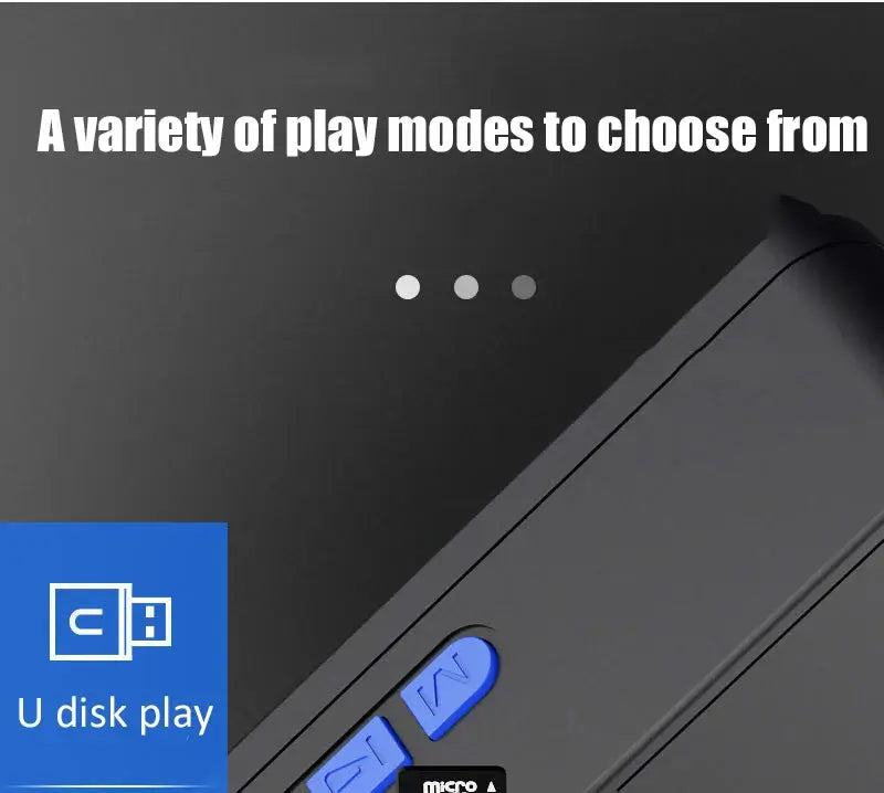 Connects easily to phones, tablets, and computers.