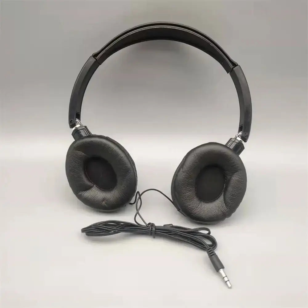 Wired connection for zero audio lag.