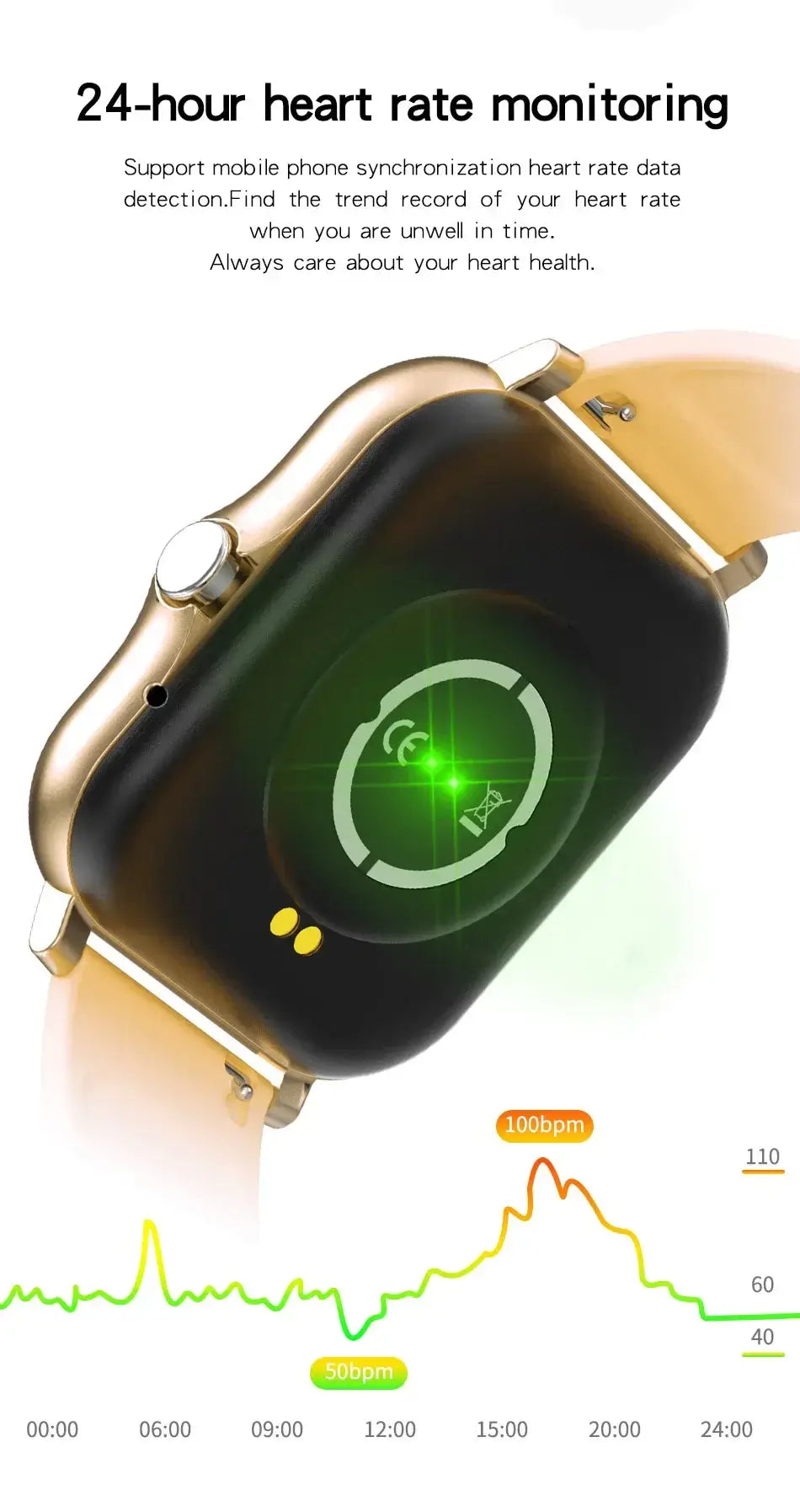 Bluetooth call support – talk right from your wrist.