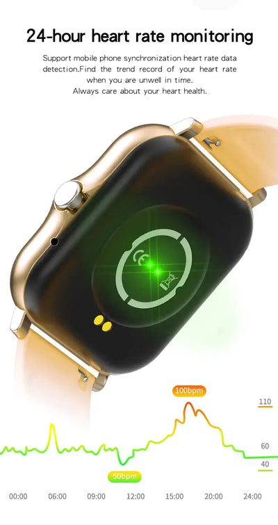 Bluetooth call support – talk right from your wrist.