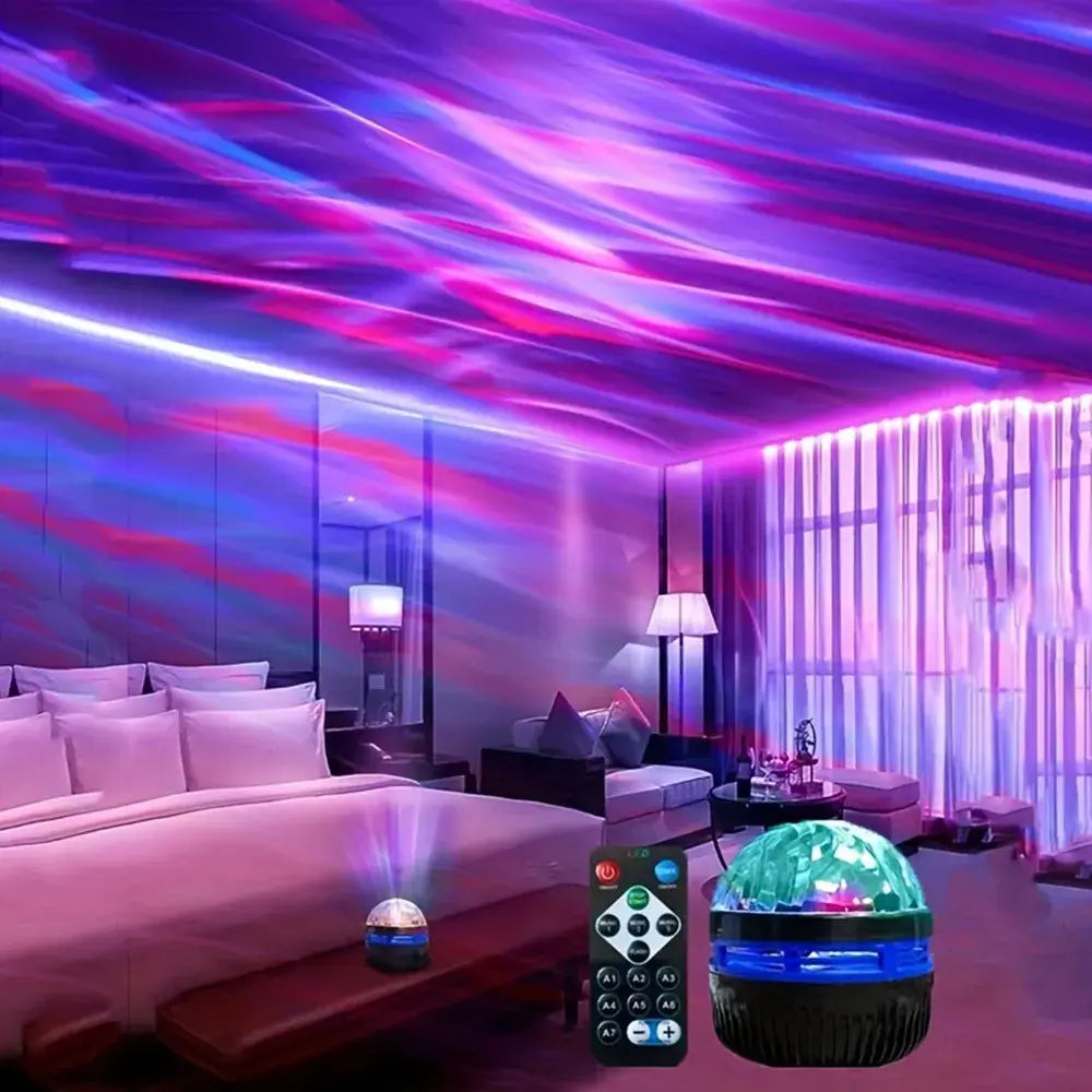 Remote control lets you set the mood without leaving your bed.