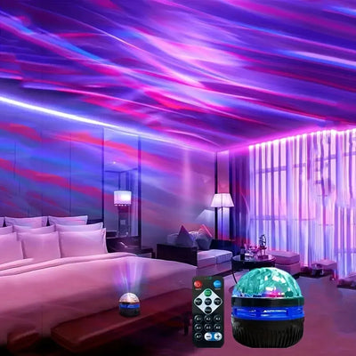Remote control lets you set the mood without leaving your bed.