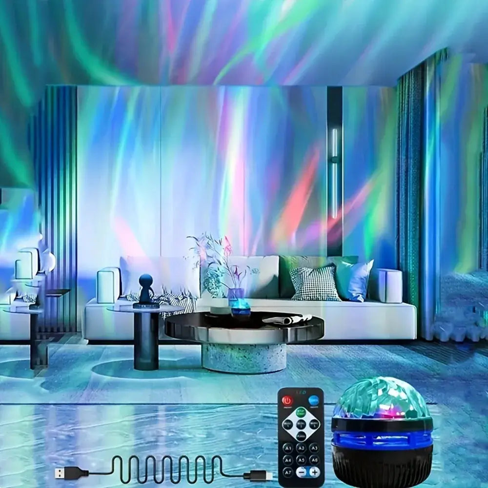 Transform your ceiling into a colorful galaxy.