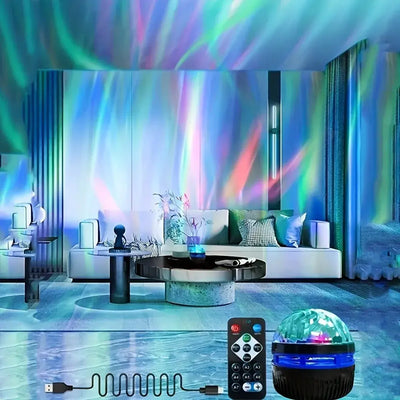 Transform your ceiling into a colorful galaxy.