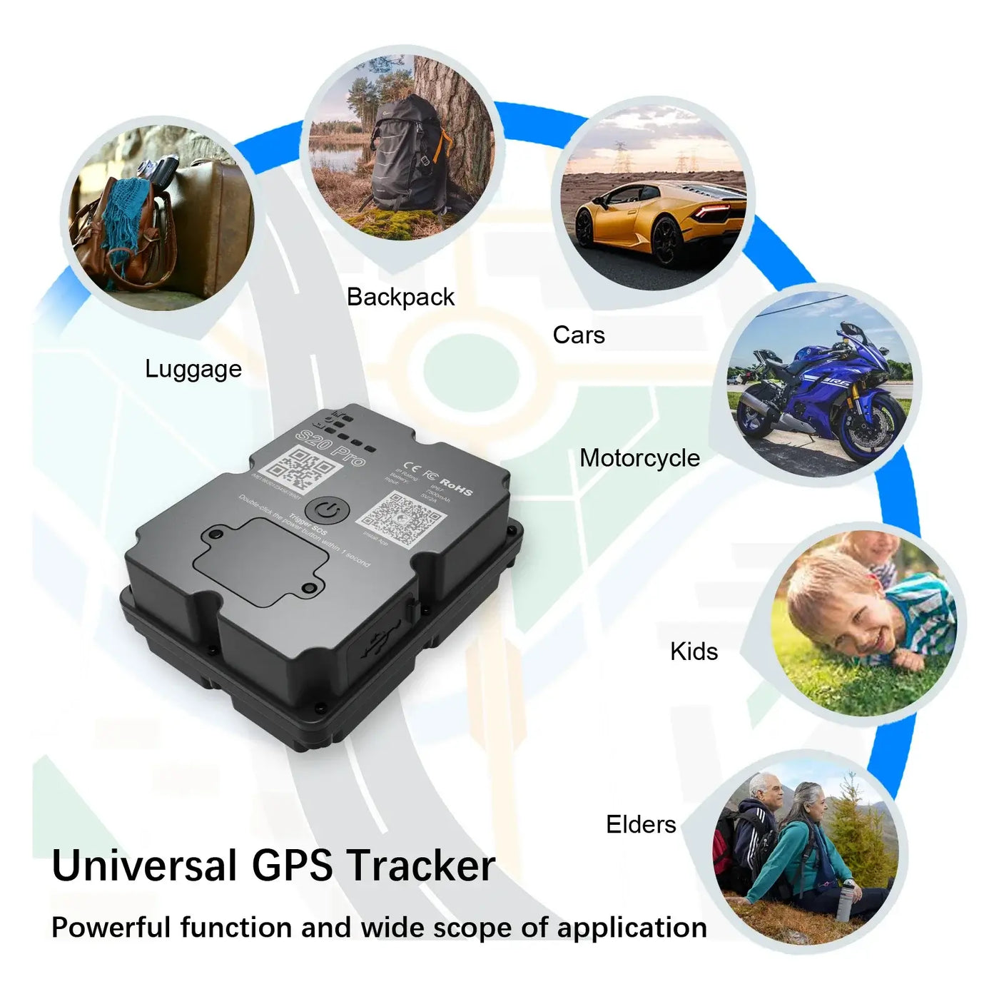 Real-time location tracking with 4G signal