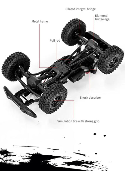 Adventure-ready RC truck for boys.