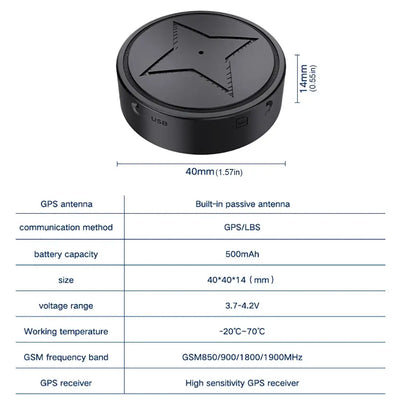 Anti-lost locator with accurate positioning.