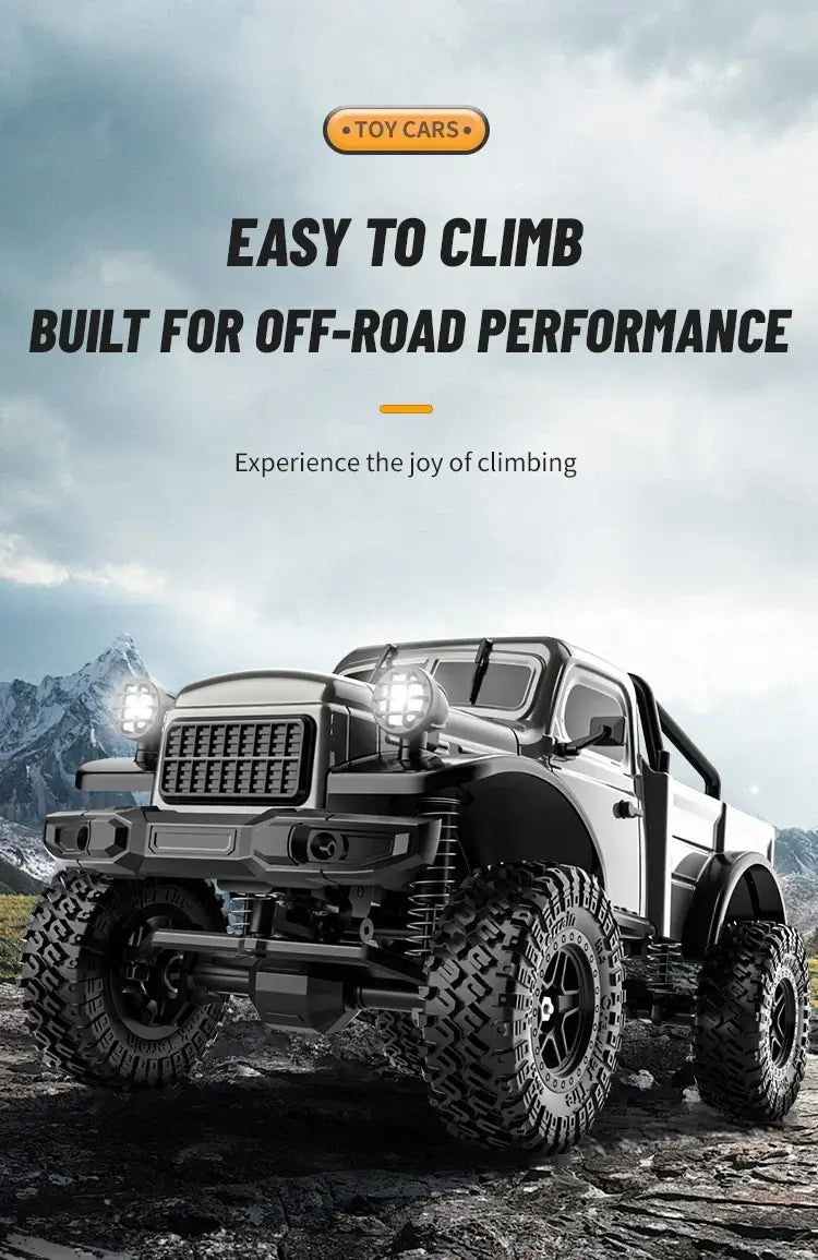 Fun 4WD truck for indoor & outdoor play.