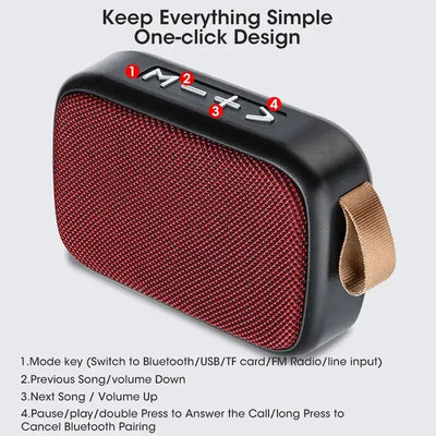Built-in card slot for TF/microSD music playback.