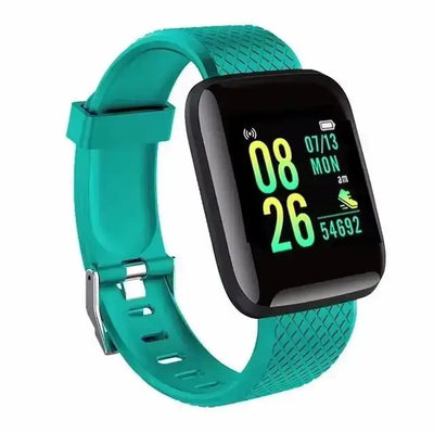 Track steps and calories with the 116 Smart Fitness Bracelet.