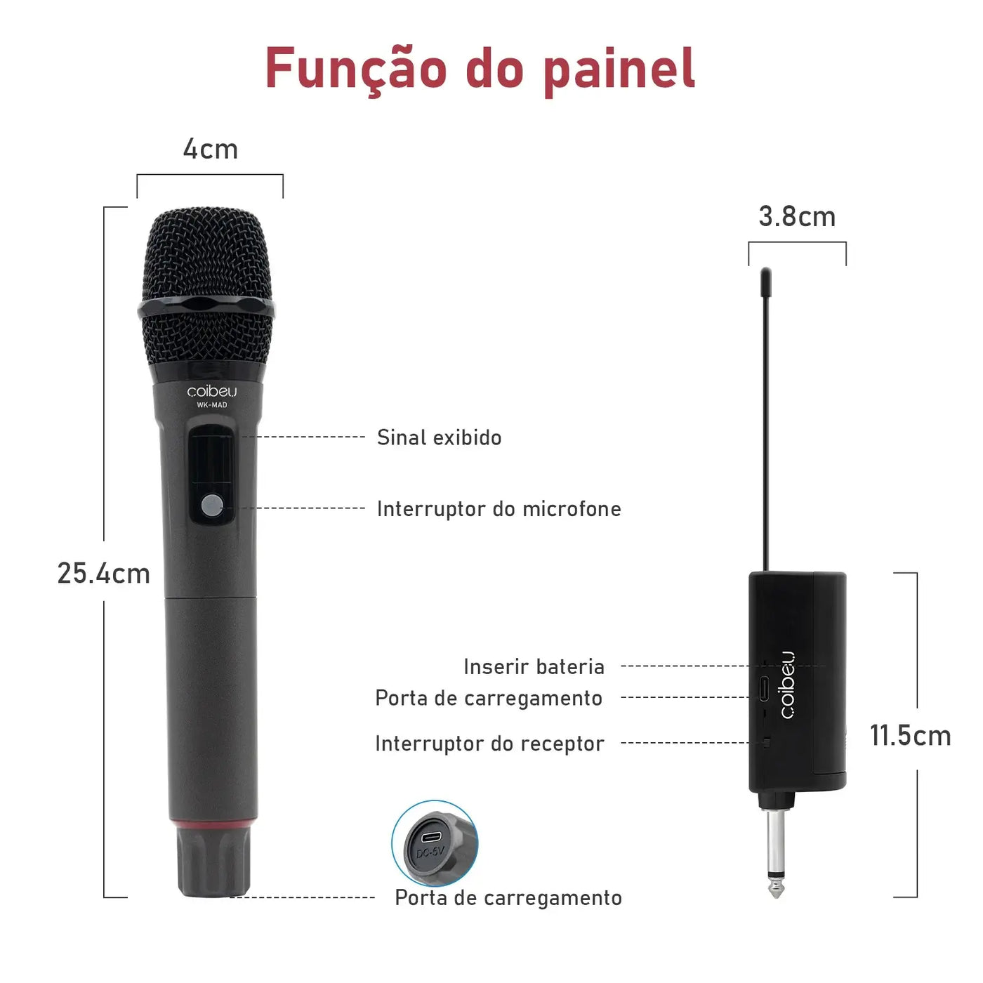 Noise-canceling mic ensures clear communication.