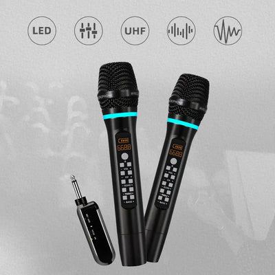 Professional wireless mic for stage or home use.