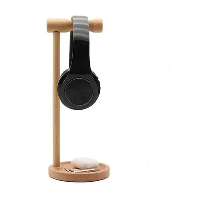 Stylish and durable headphone storage solution.