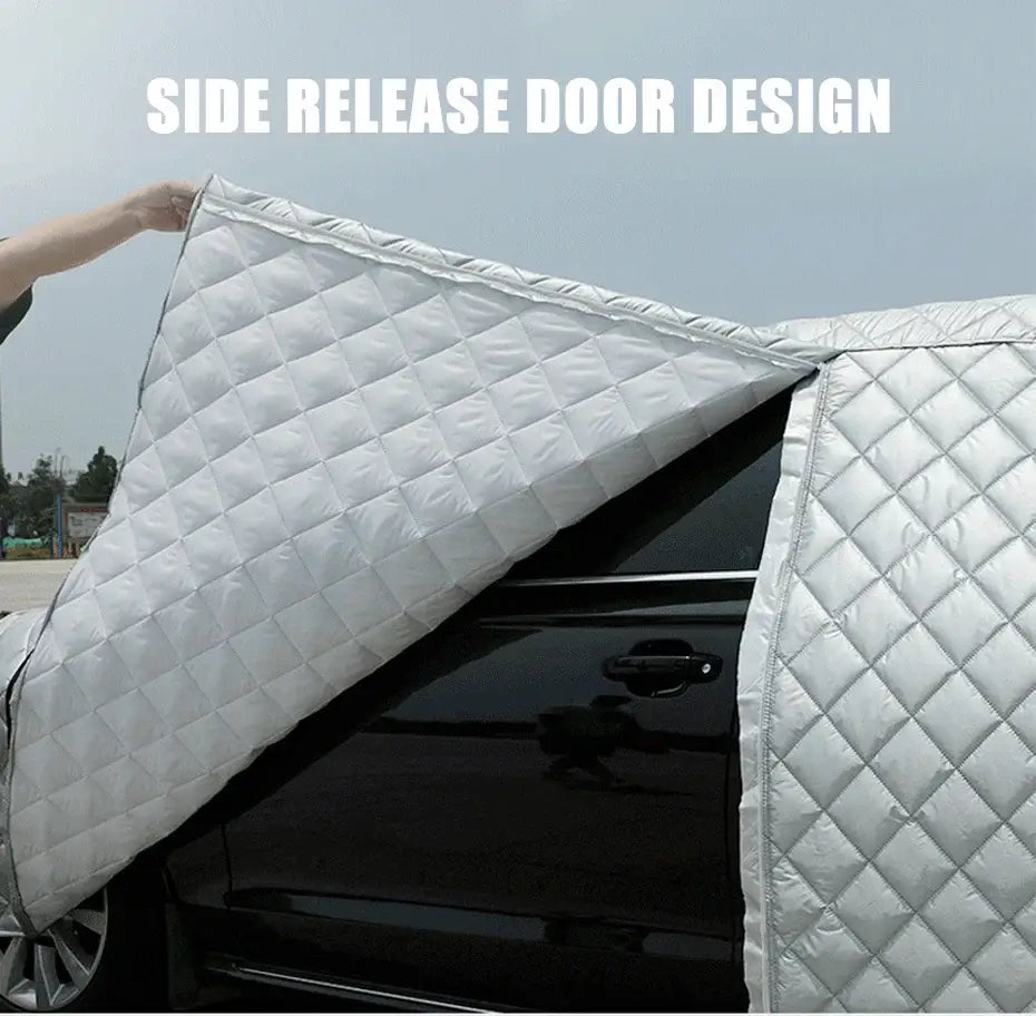 Prevents dents from hail or falling branches.