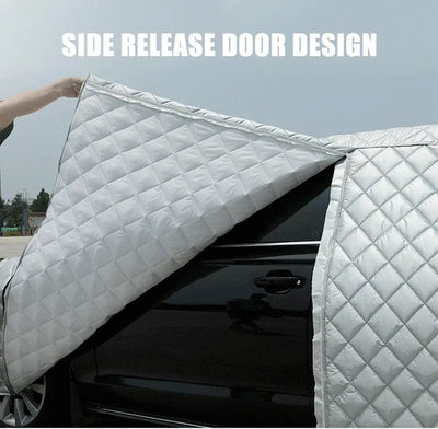 Prevents dents from hail or falling branches.