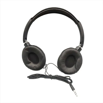Over-ear headset with HiFi stereo audio.