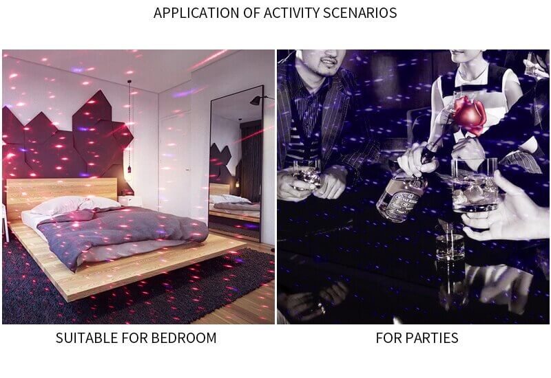 Cool ambient lighting for cars or homes.
