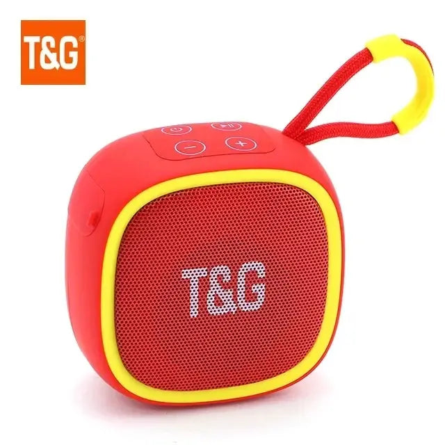 Portable speaker with AUX and memory card support.